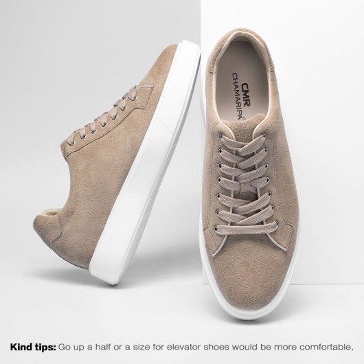 CMR CHAMARIPA Elevator Shoes Suede Leather - Image 3